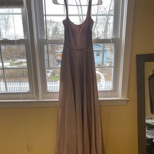 Windsor rose gold dress